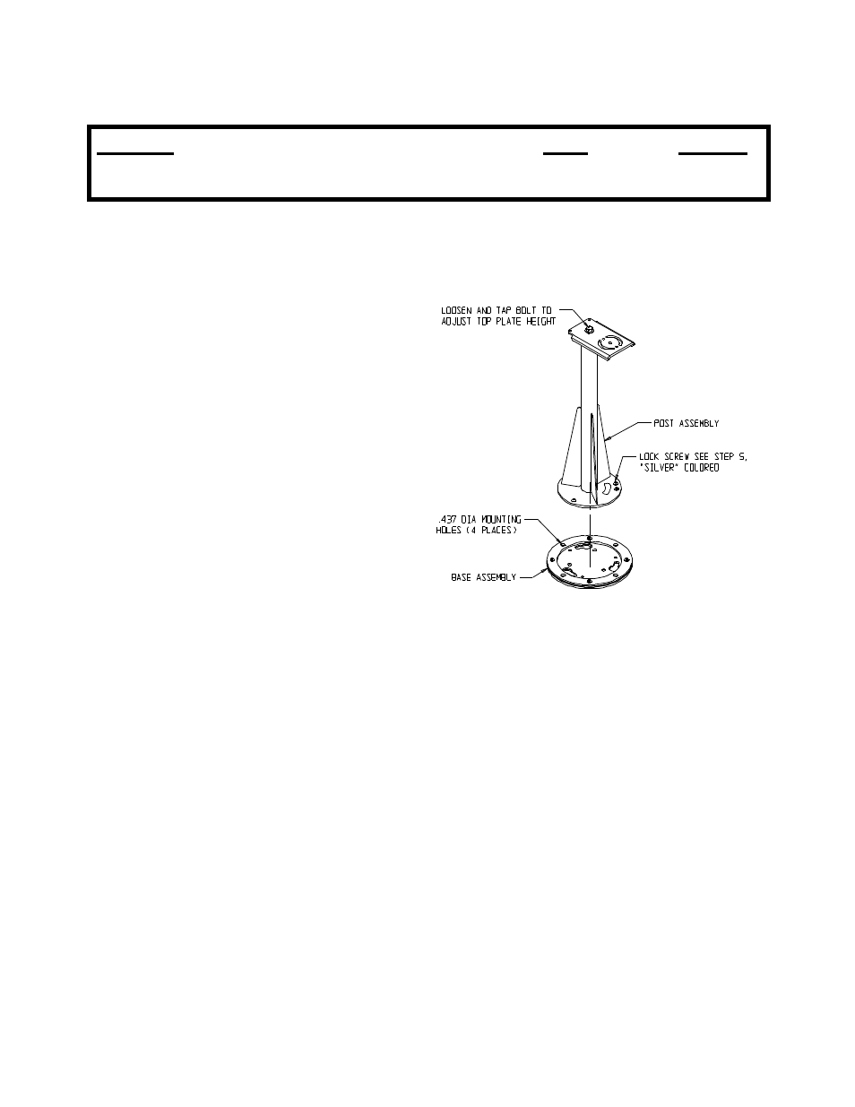 Gamber-Johnson DS-100 User Manual | 1 page