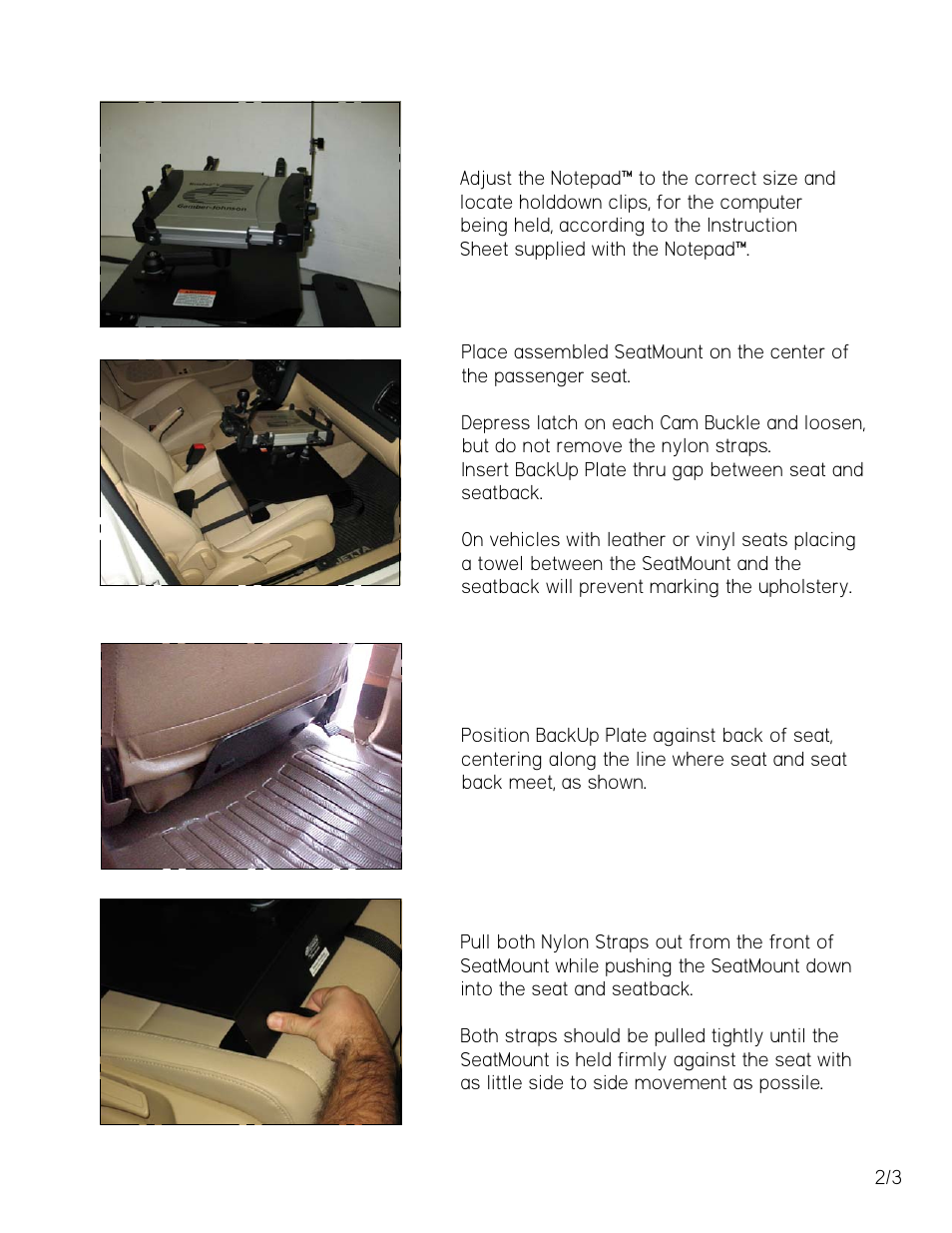 Gamber-Johnson 7170-0127 User Manual | Page 2 / 3