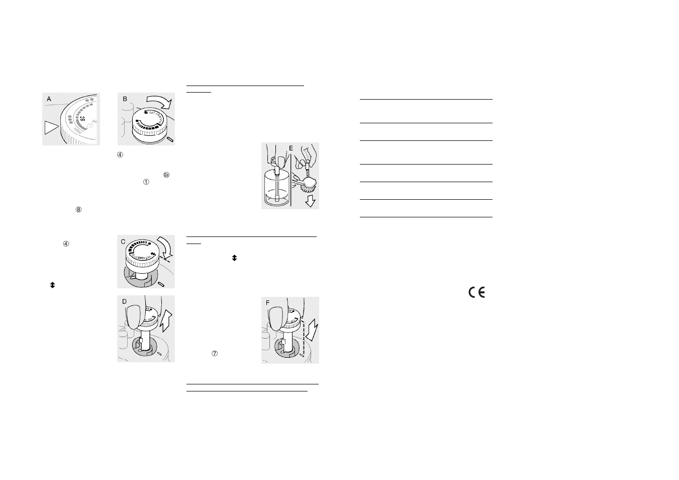 Decalcifying / self-cleaning, Ironing guide, Guarantee | Braun PV 2010 User Manual | Page 4 / 4