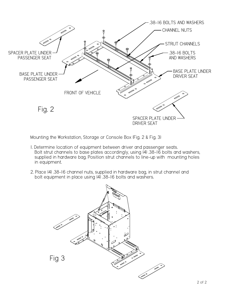 Fig. 2, Fig 3 | Gamber-Johnson 7160-0403 User Manual | Page 2 / 2