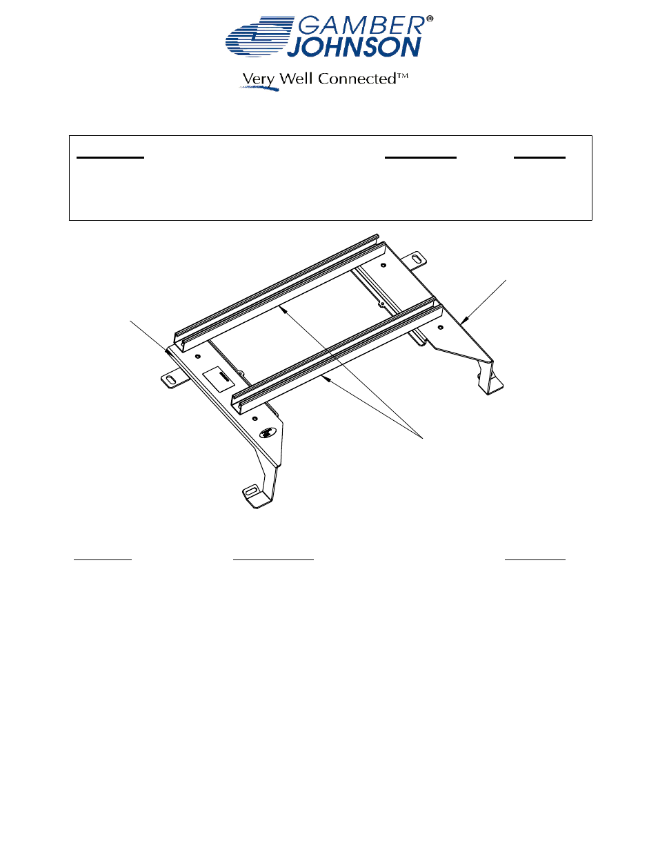 Gamber-Johnson 7160-0545 User Manual | 3 pages