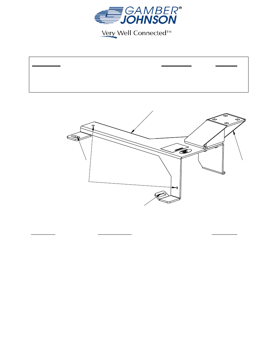 Gamber-Johnson 7160-0544 User Manual | 3 pages