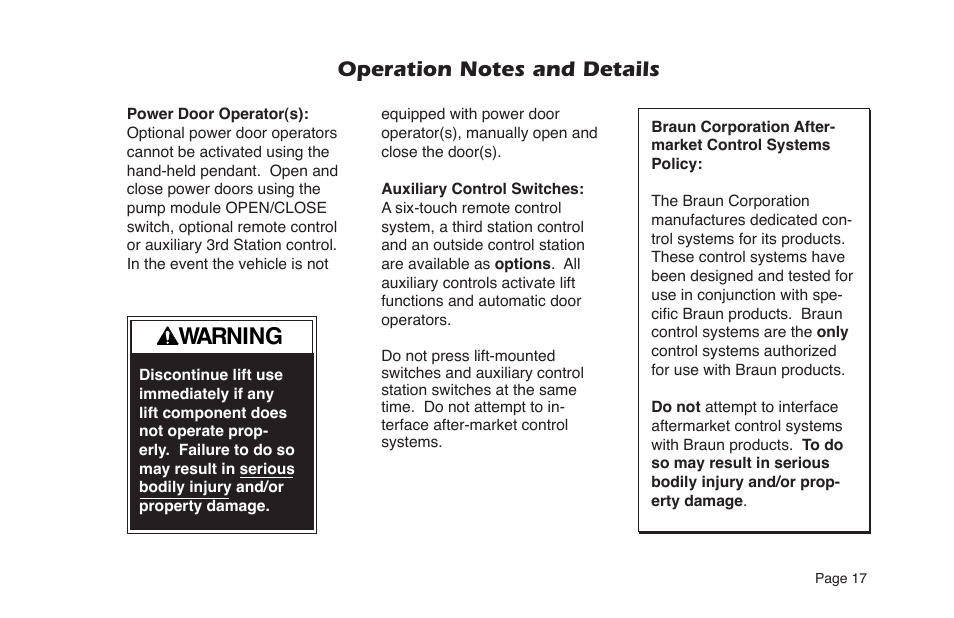 Warning | Braun NL955 User Manual | Page 19 / 55