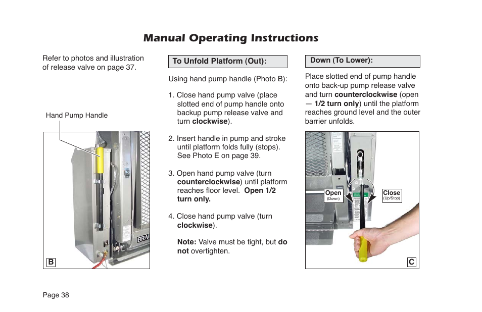 Manual operating instructions | Braun NL955 User Manual | Page 40 / 55