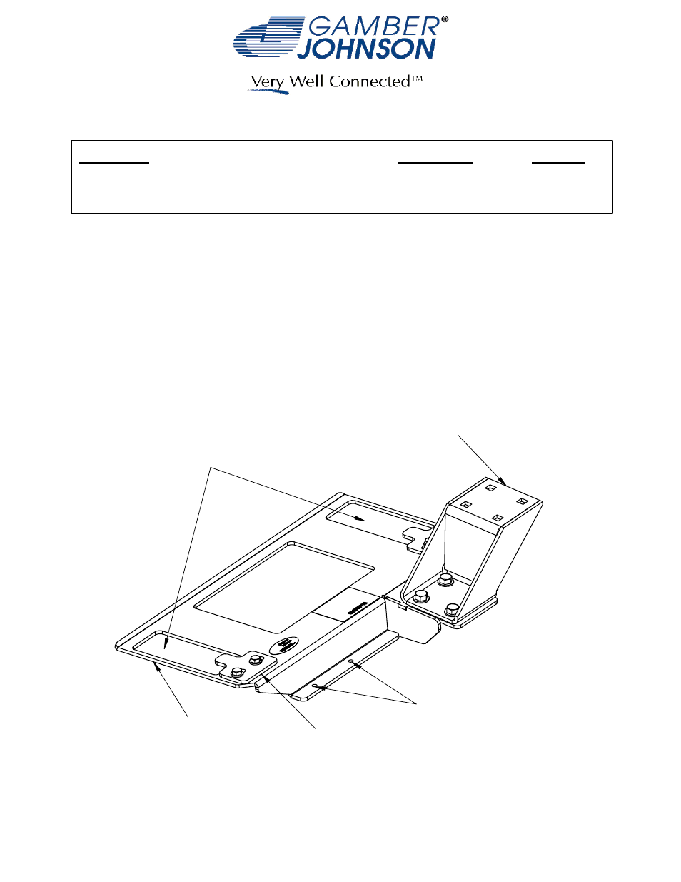 Gamber-Johnson 7160-0532 User Manual | 3 pages