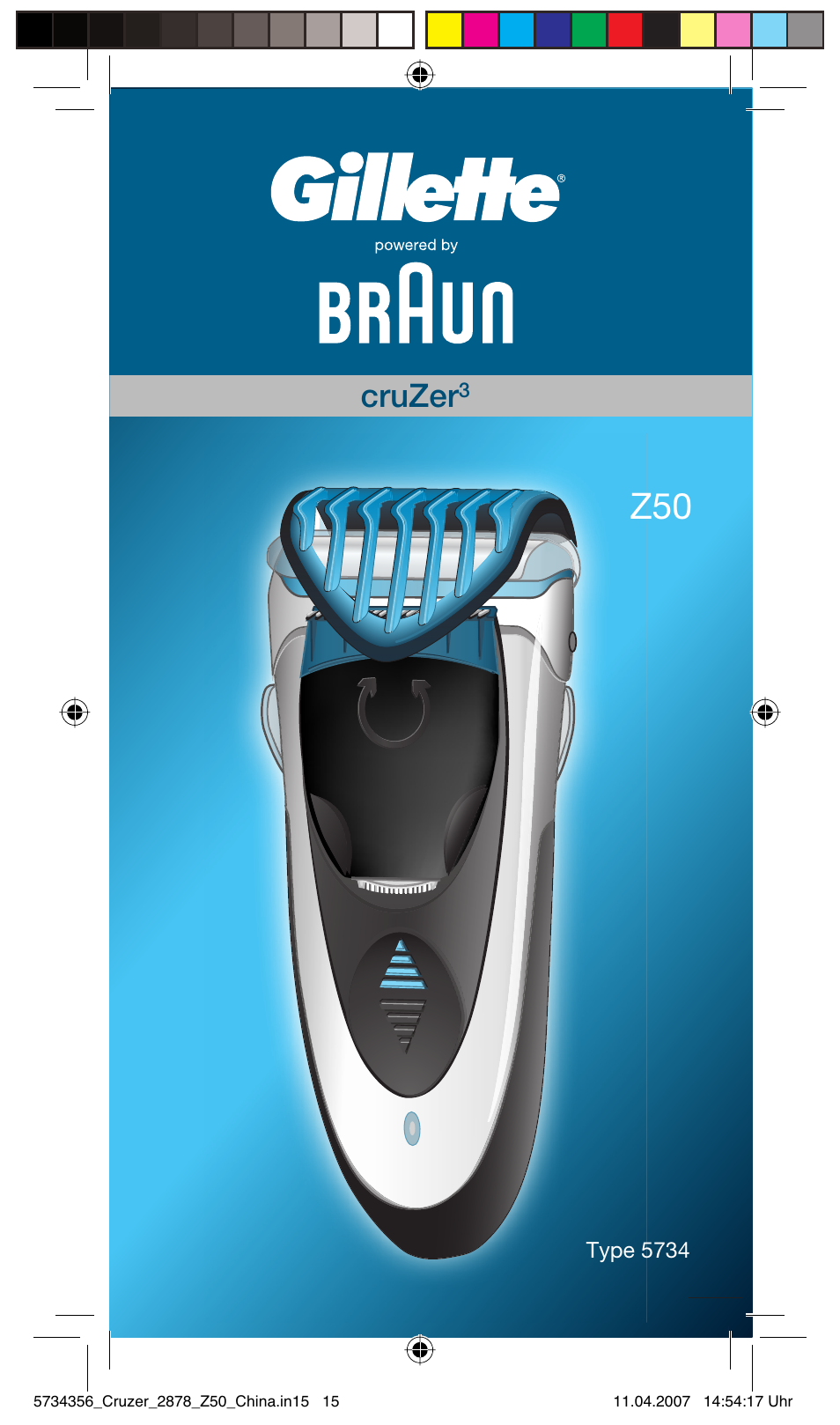 Braun Z50 User Manual | 14 pages