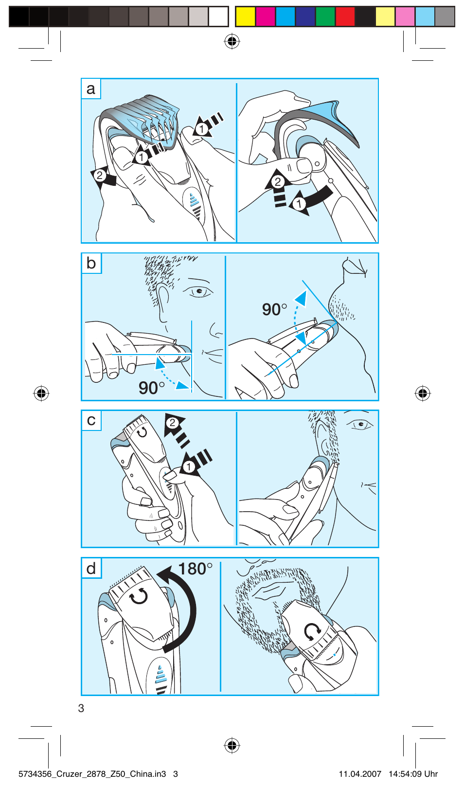 Braun Z50 User Manual | Page 3 / 14