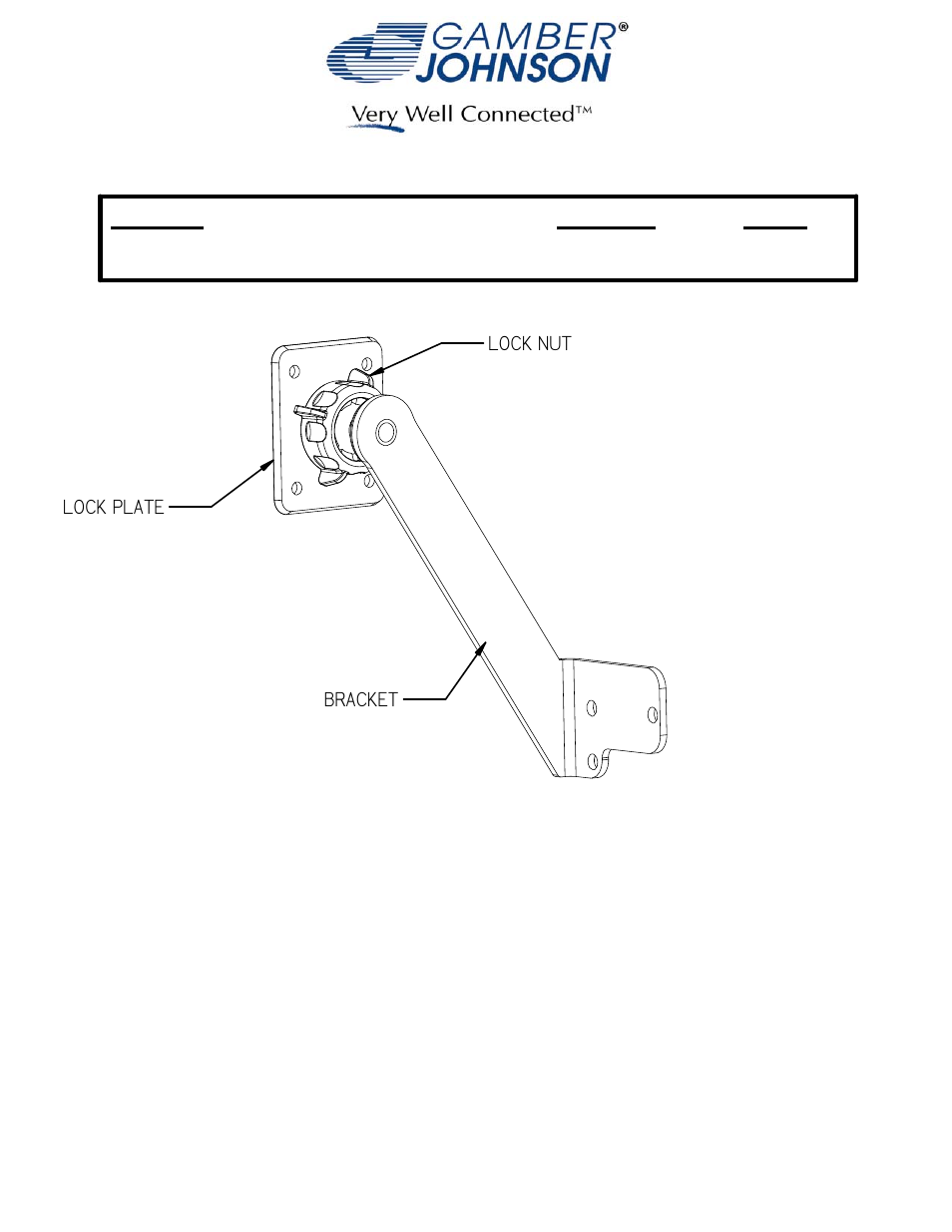 Gamber-Johnson 7160-0343 User Manual | 2 pages