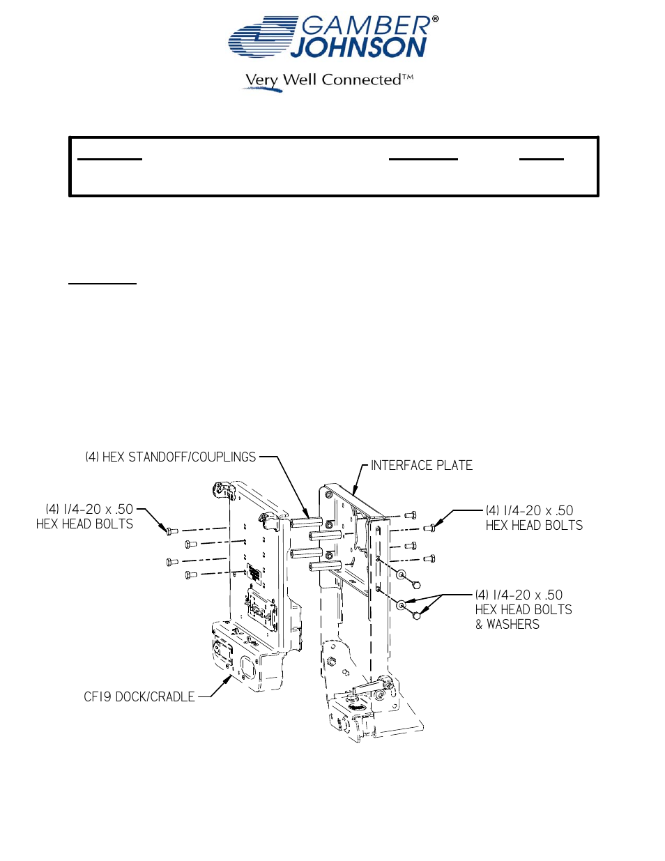 Gamber-Johnson 7160-0277 User Manual | 1 page