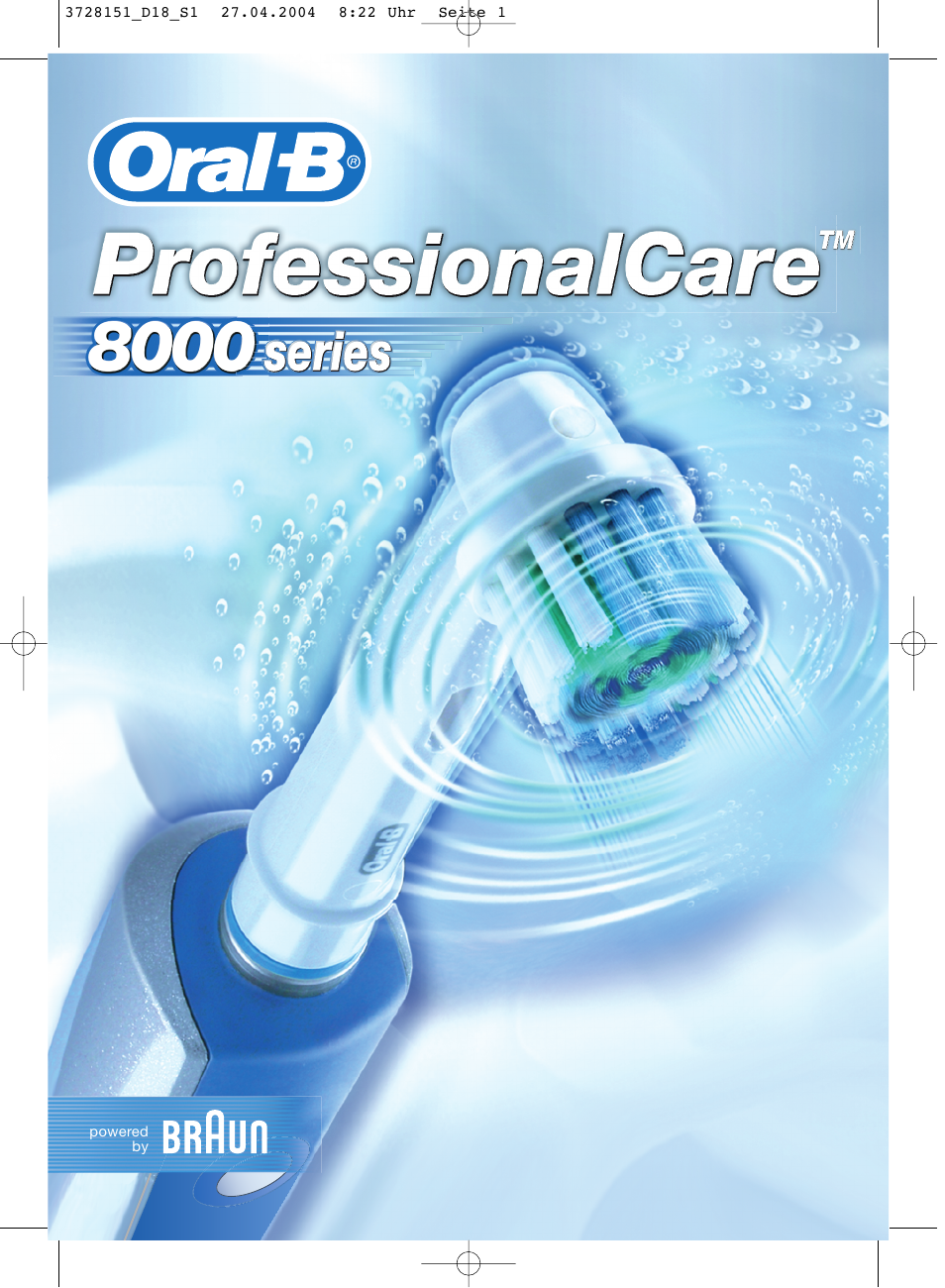 Braun 8000 series User Manual | 34 pages