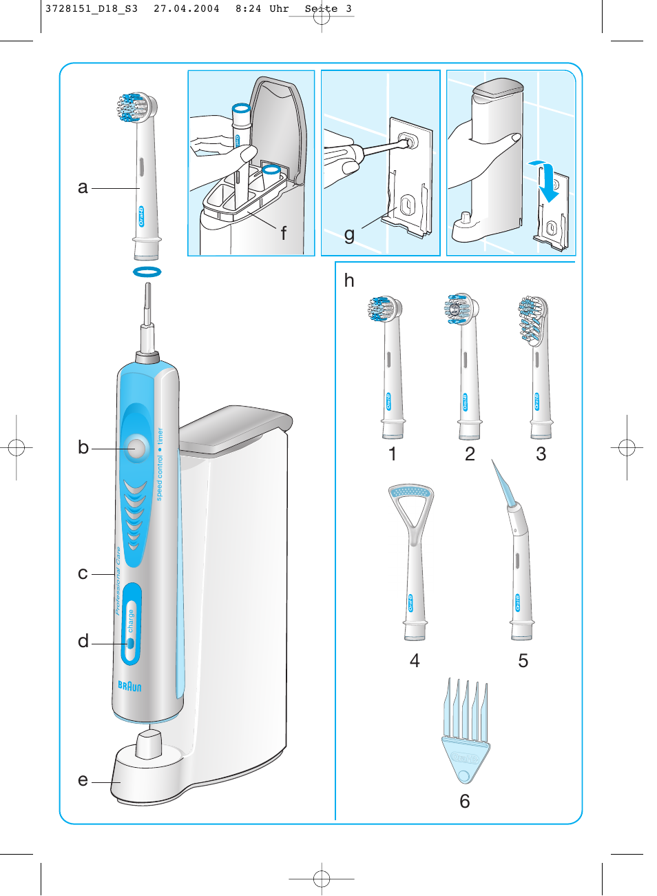Braun 8000 series User Manual | Page 3 / 34