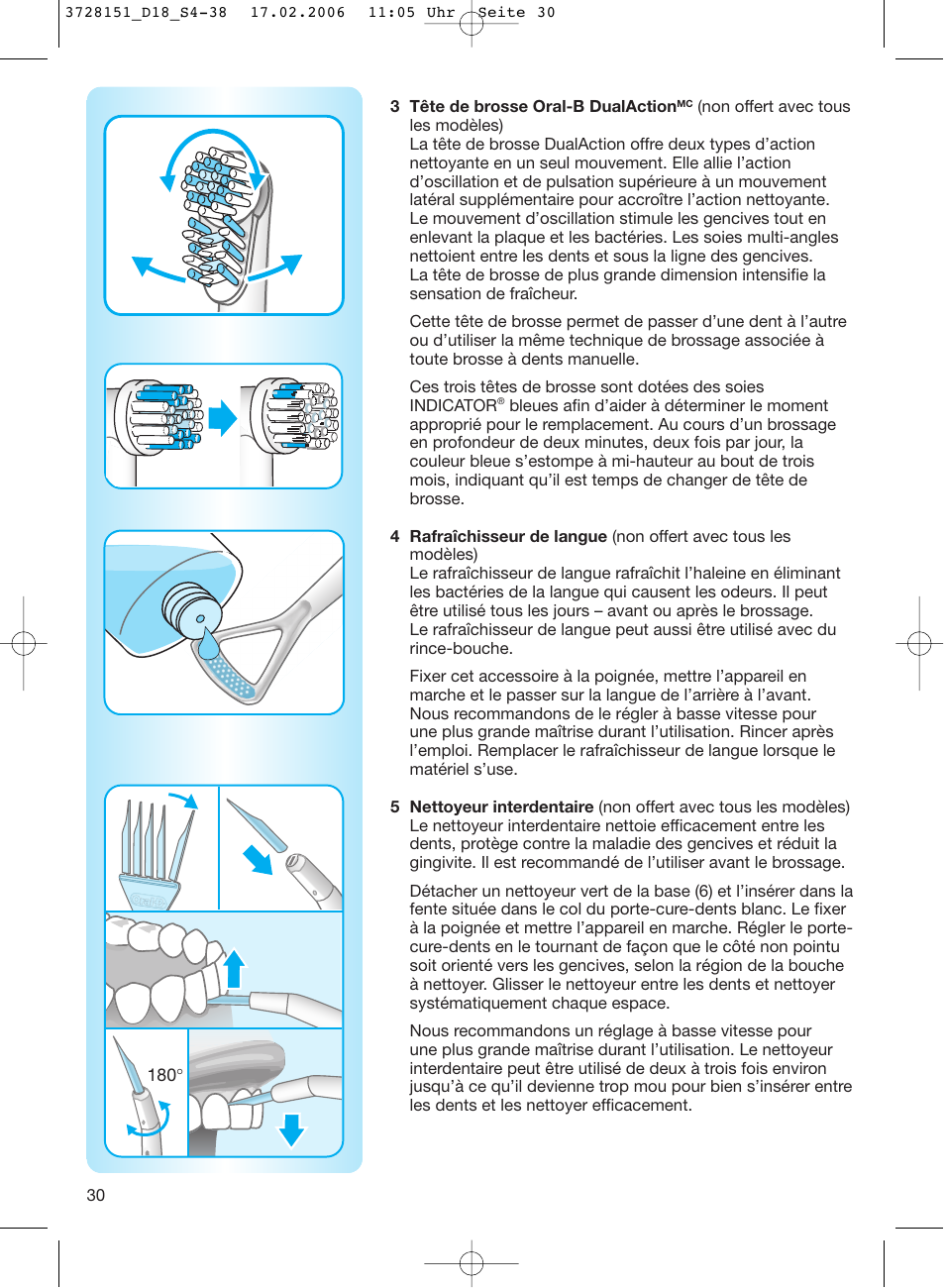 Braun 8000 series User Manual | Page 30 / 34