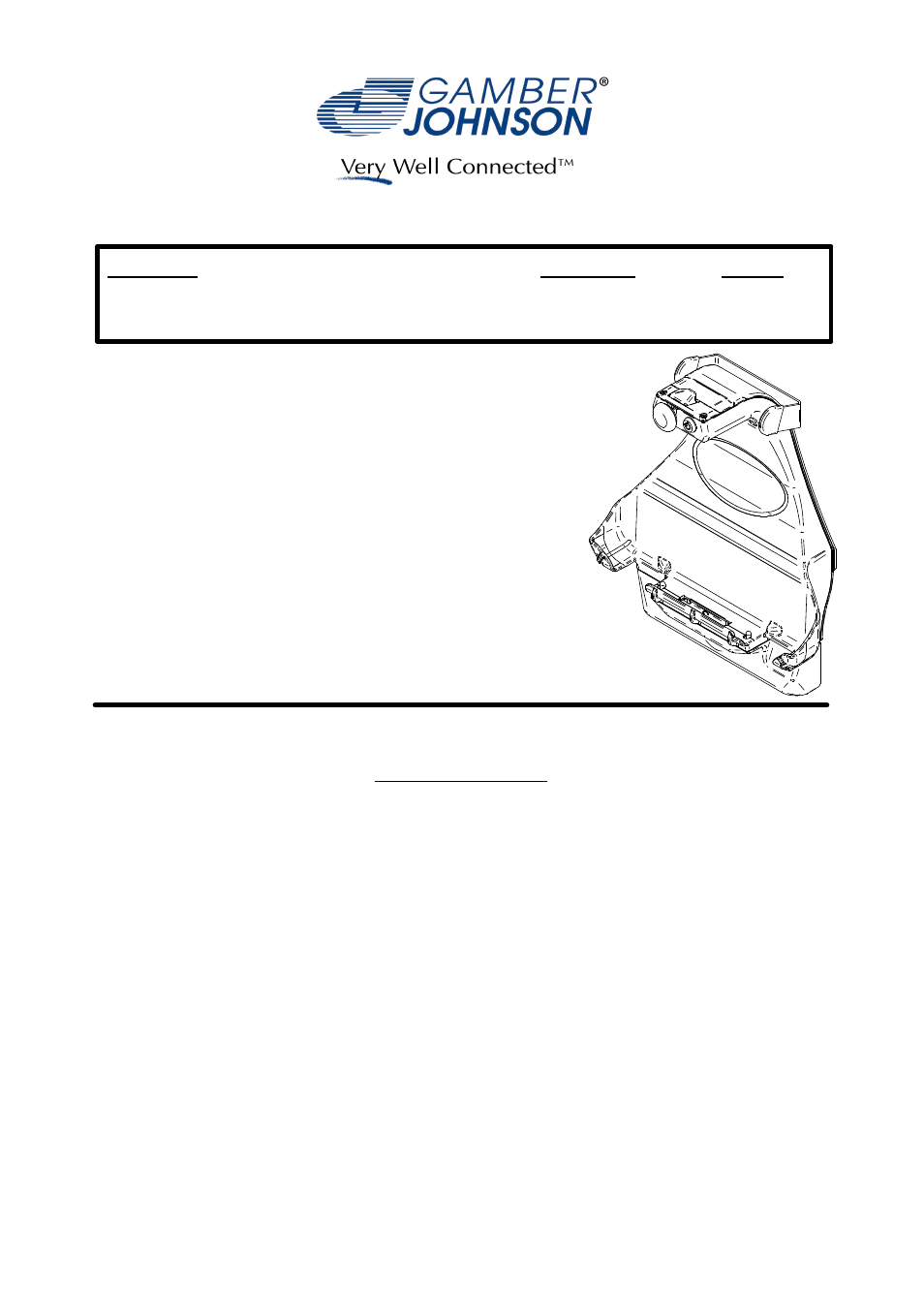 Gamber-Johnson 7160-0348 User Manual | 6 pages