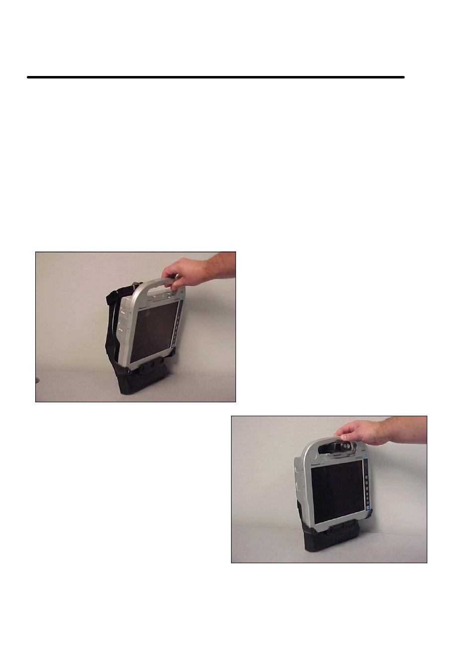 Inserting computer into docking station | Gamber-Johnson 7160-0348 User Manual | Page 5 / 6