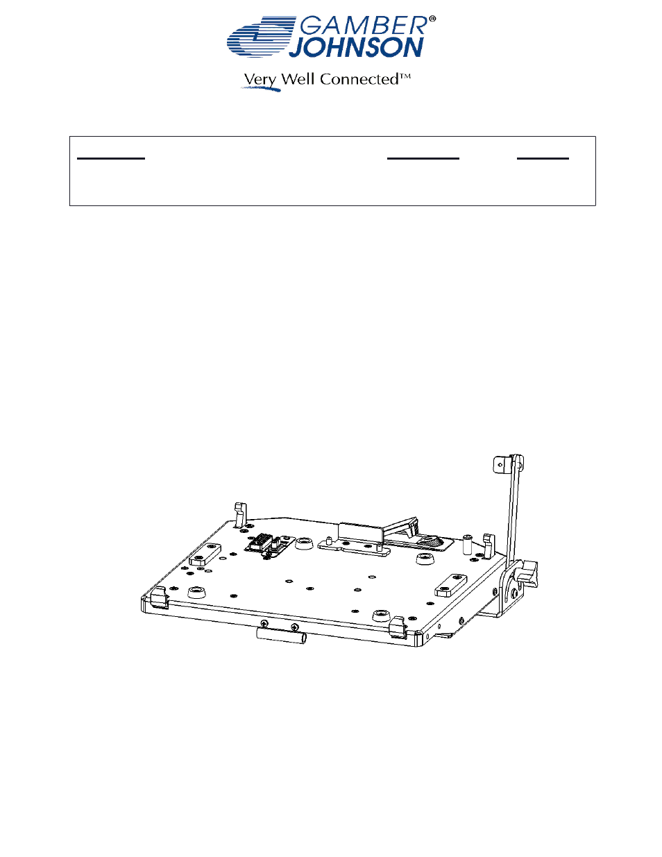 Gamber-Johnson 7160-0515-xx User Manual | 5 pages