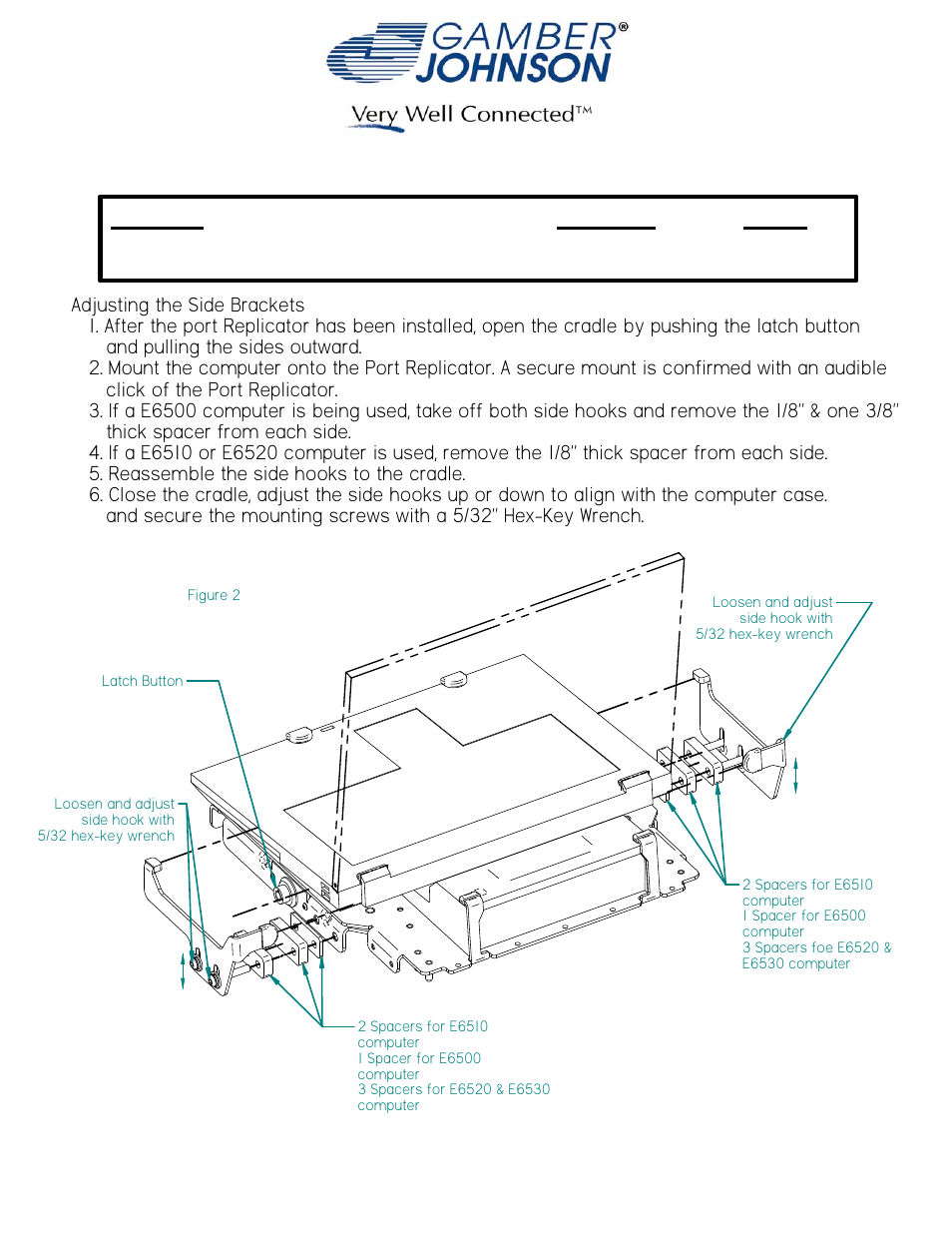 Installation instructions, Product revision form | Gamber-Johnson 7160-0202 User Manual | Page 2 / 5