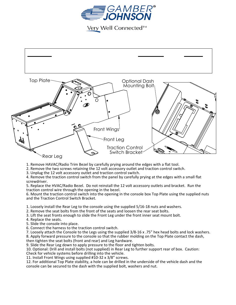 Gamber-Johnson 7160-0435 User Manual | 1 page