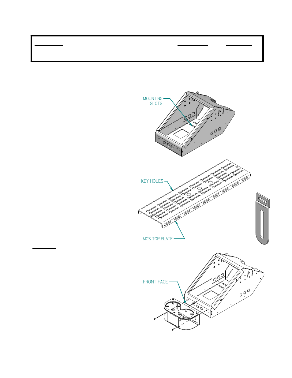 Gamber-Johnson MCS-COMBRKT User Manual | 4 pages