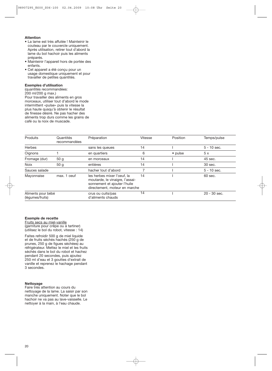 Braun CombiMax 650 User Manual | Page 19 / 95