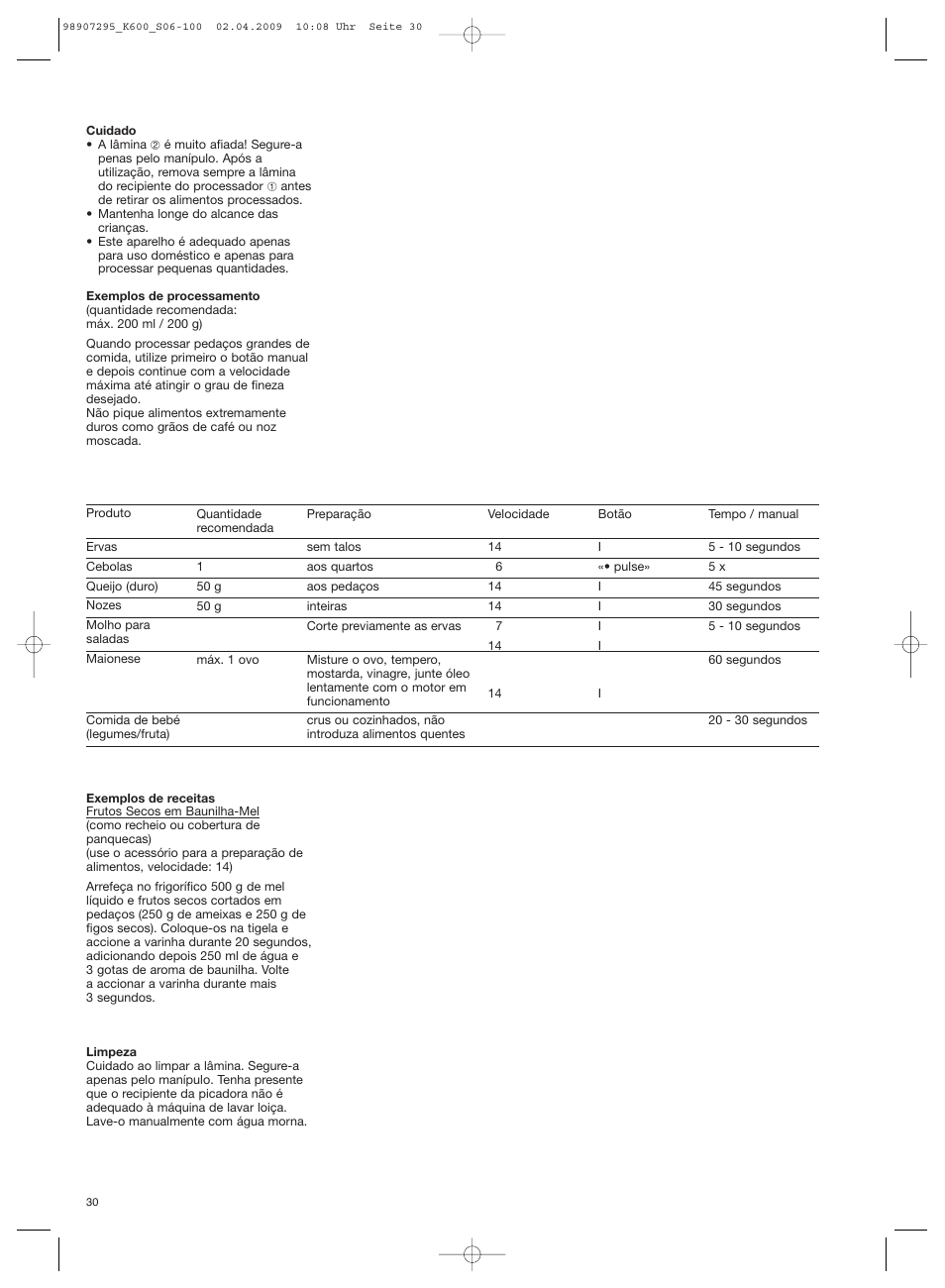 Braun CombiMax 650 User Manual | Page 29 / 95