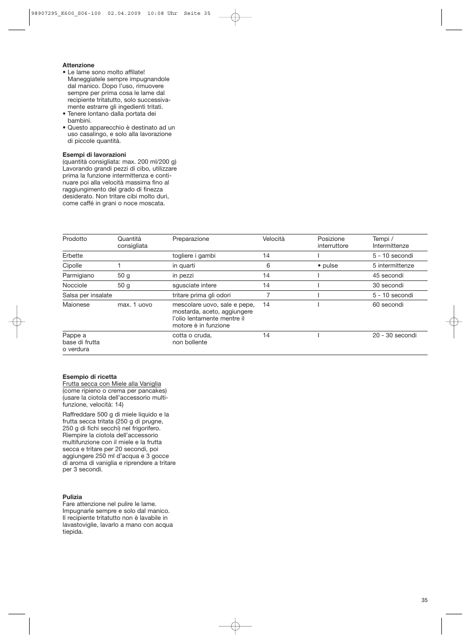 Braun CombiMax 650 User Manual | Page 34 / 95