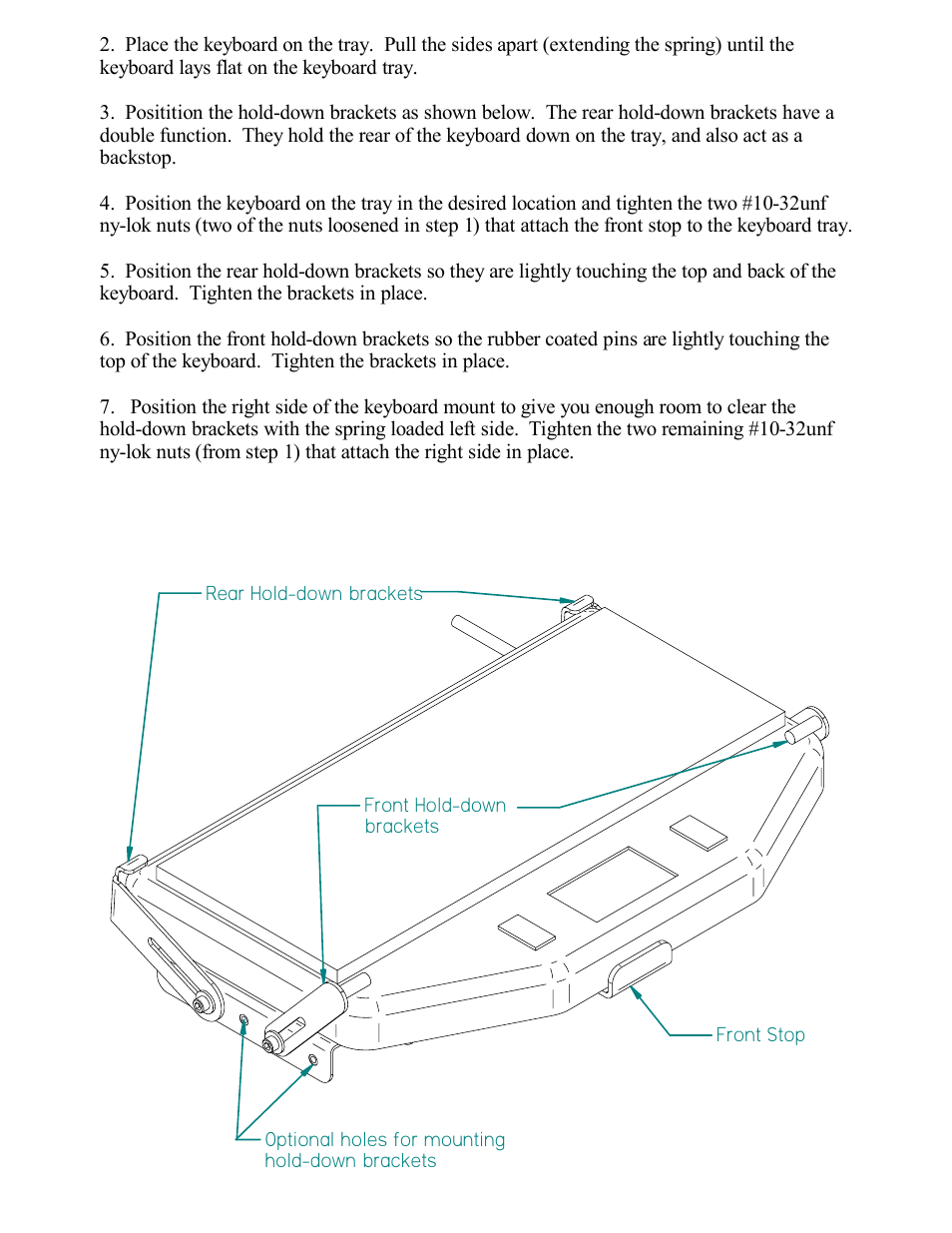 Gamber-Johnson KEYBOARD3 User Manual | Page 2 / 4