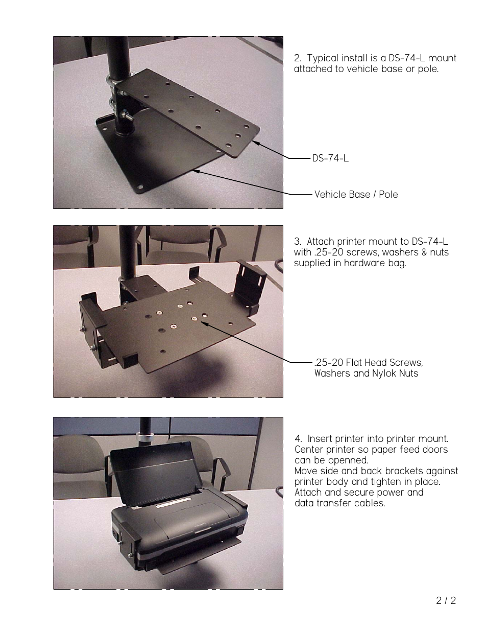 Gamber-Johnson 7160-0392 User Manual | Page 2 / 2