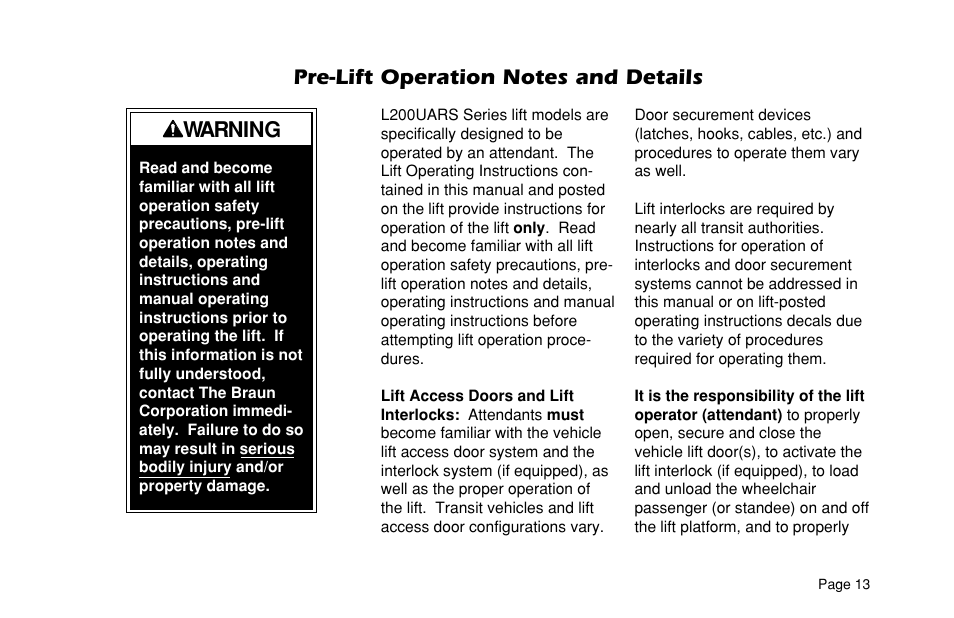 Braun ULTRA SERIES 05 L200UARS User Manual | Page 15 / 51