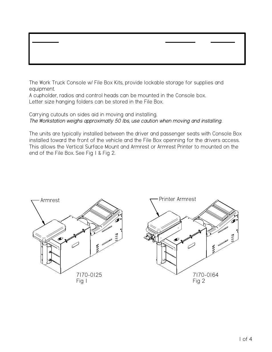 Gamber-Johnson 7170-0164 User Manual | 4 pages