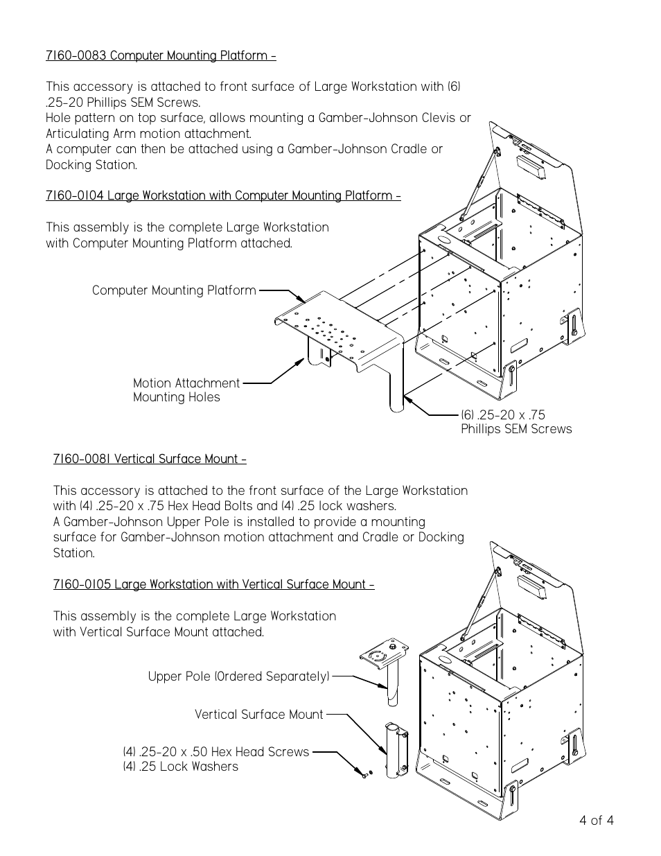 Gamber-Johnson 7160-0082 User Manual | Page 4 / 4
