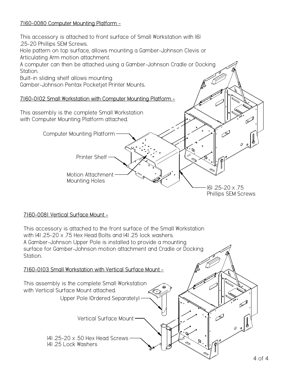 Gamber-Johnson 7160-0079 User Manual | Page 4 / 4