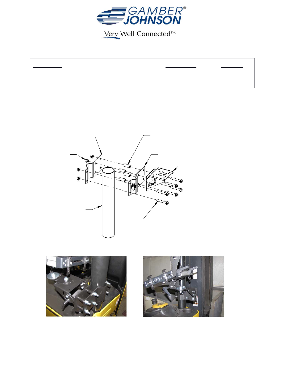 Gamber-Johnson 7160-0561 User Manual | 1 page