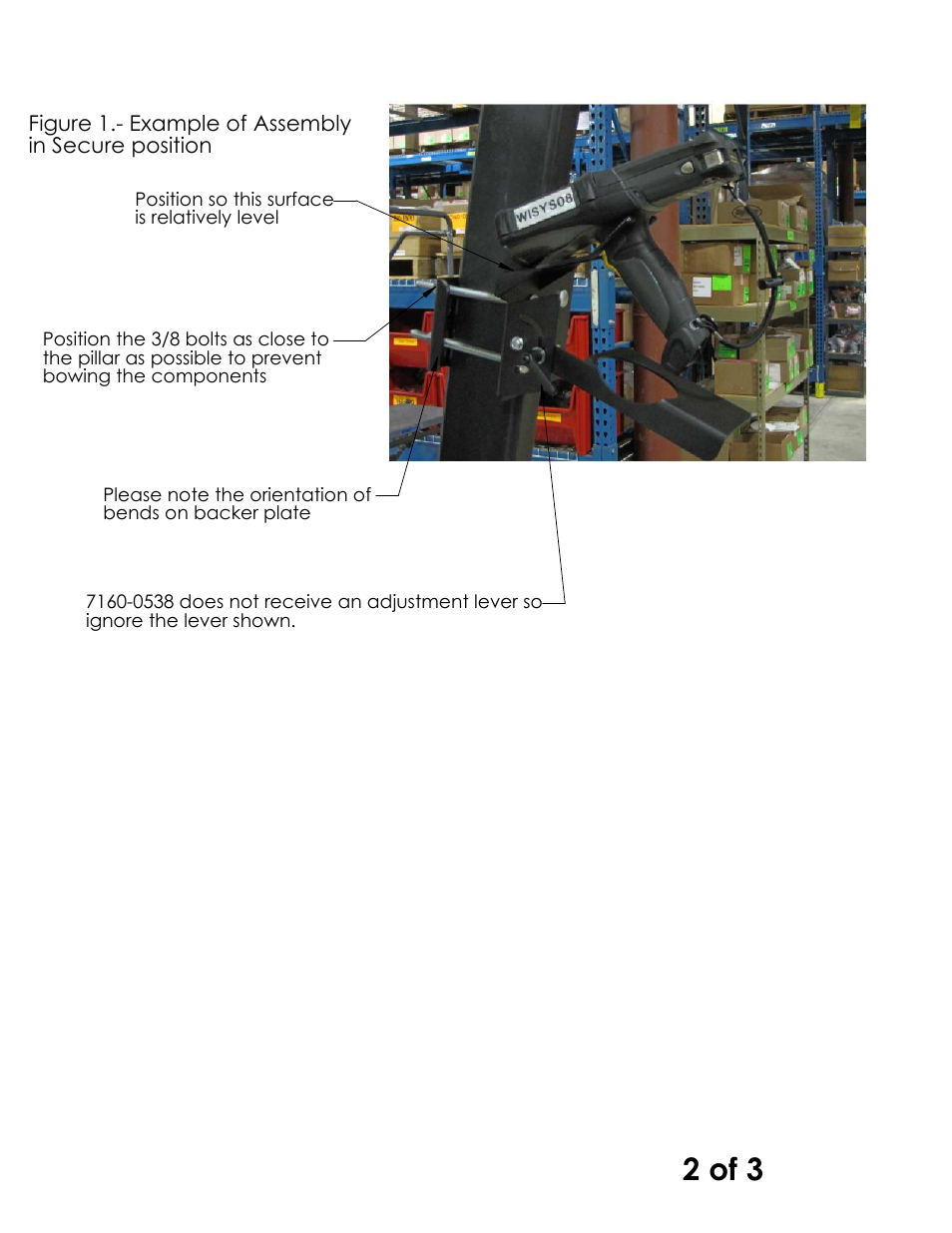 2 of 3 | Gamber-Johnson 7160-0499-01 User Manual | Page 2 / 3
