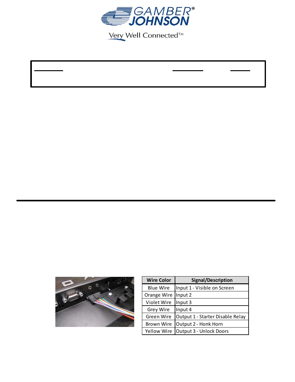 Gamber-Johnson 7160-0390-xx User Manual | 2 pages