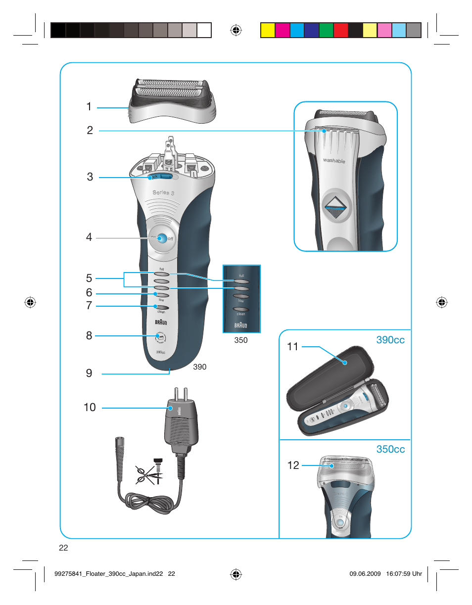 Rep la c e 18 m o nt hs | Braun 350CC User Manual | Page 22 / 31