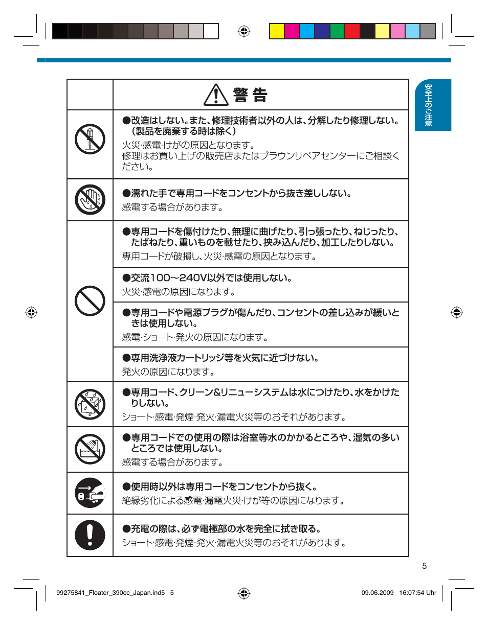 Braun 350CC User Manual | Page 5 / 31