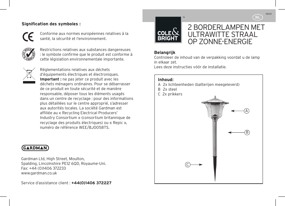 Gardman 2 Solar Ultra User Manual | Page 7 / 12