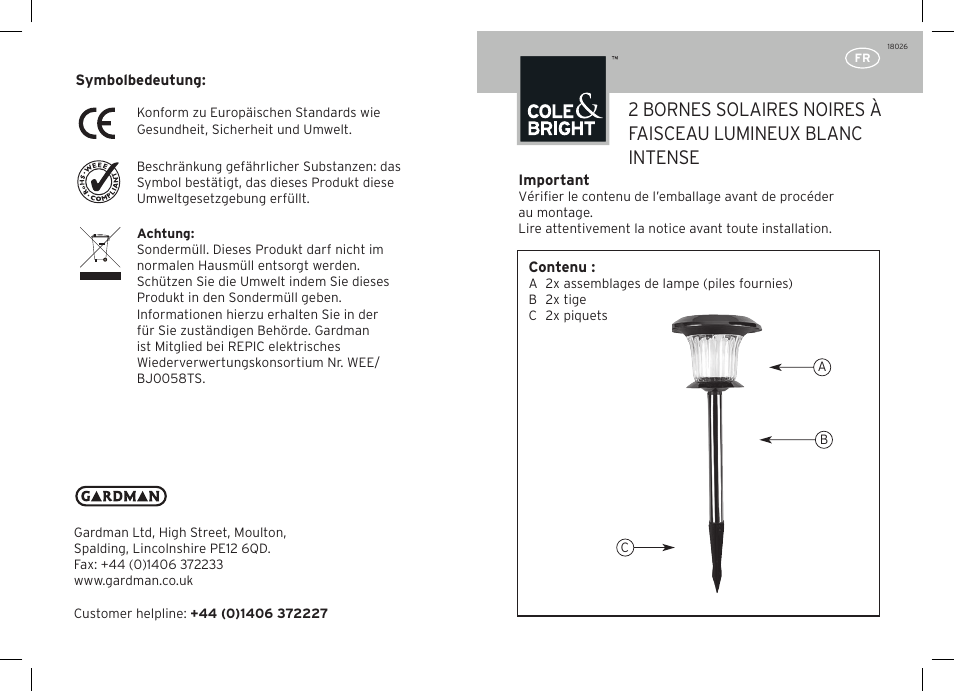 Gardman 2 Solar JET Ultra User Manual | Page 5 / 12