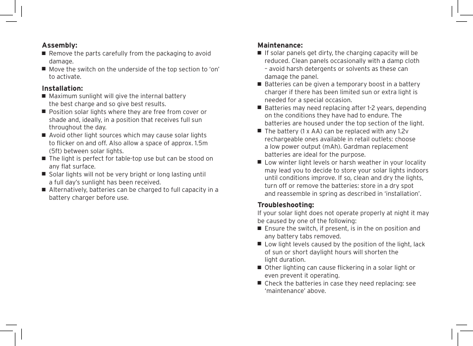 Gardman Decor Lantern User Manual | Page 2 / 12