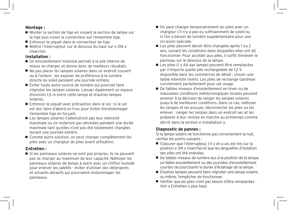 Gardman Colour Changing Crystal Lights User Manual | Page 6 / 12