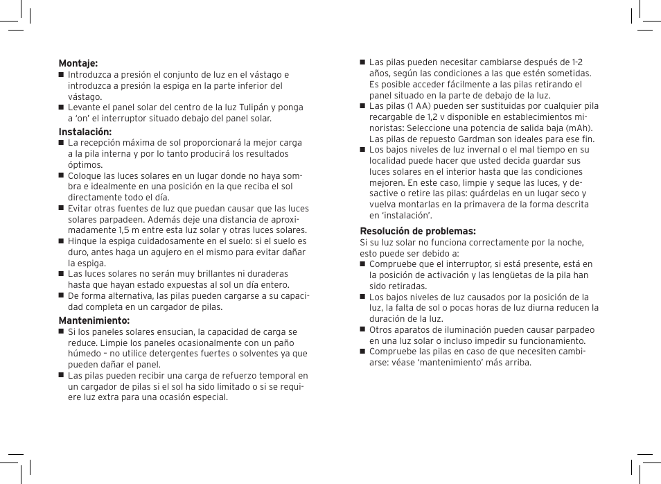 Gardman Colour change tulip User Manual | Page 12 / 12