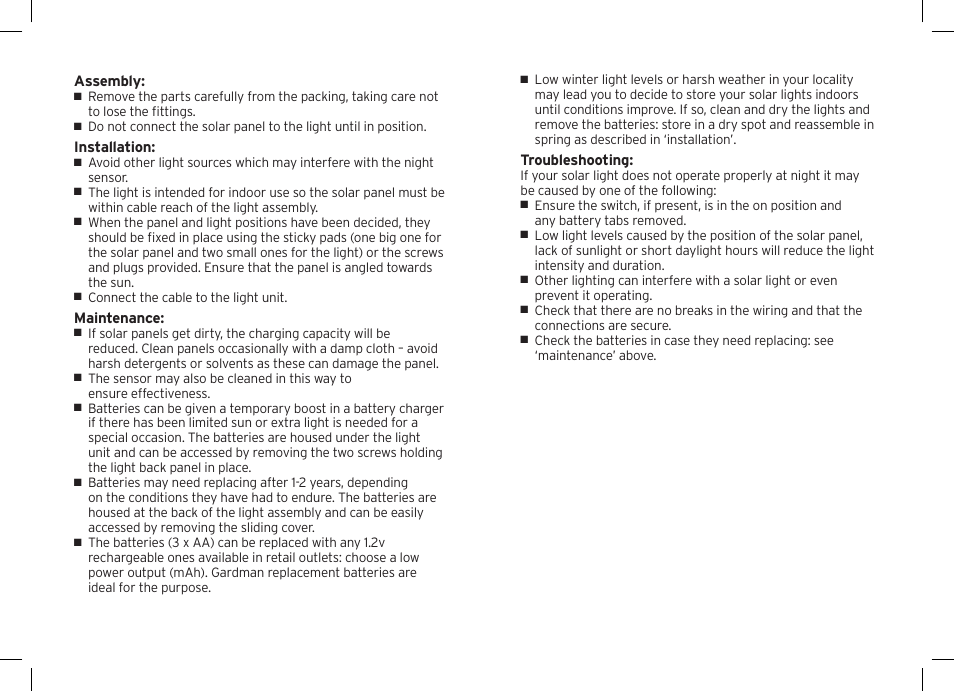 Gardman Shed Light User Manual | Page 2 / 12