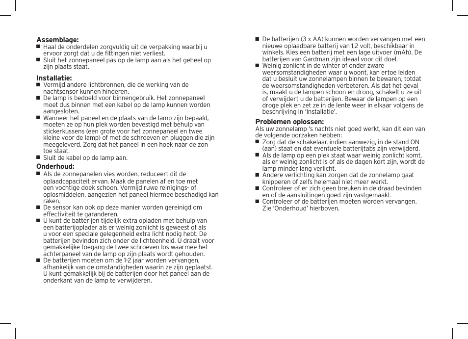 Gardman Shed Light User Manual | Page 8 / 12