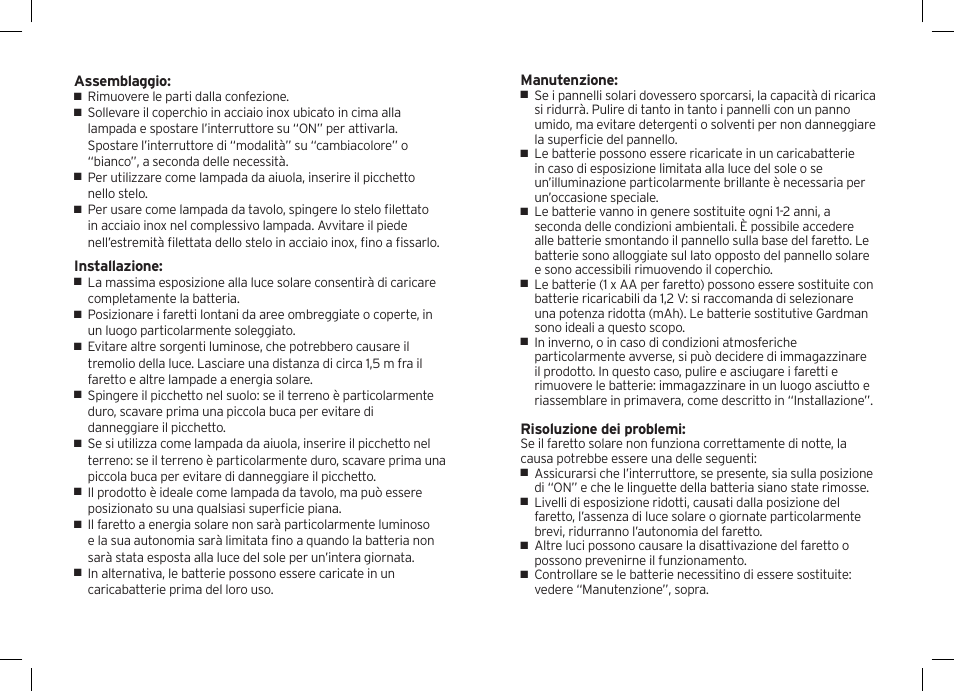 Gardman 2 Filigree Tower Light User Manual | Page 10 / 12