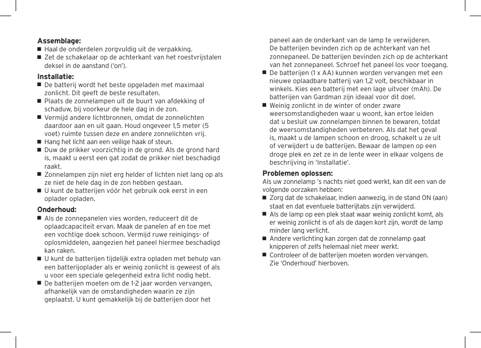 Gardman Galaxy Wind Spinner User Manual | Page 8 / 12