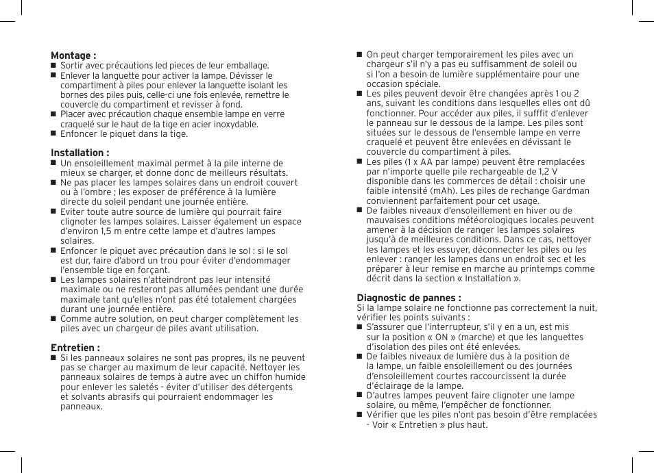 Gardman 2 Ice Tower Lights User Manual | Page 6 / 12