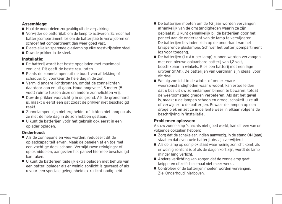 Gardman 2 Ice Tower Lights User Manual | Page 8 / 12