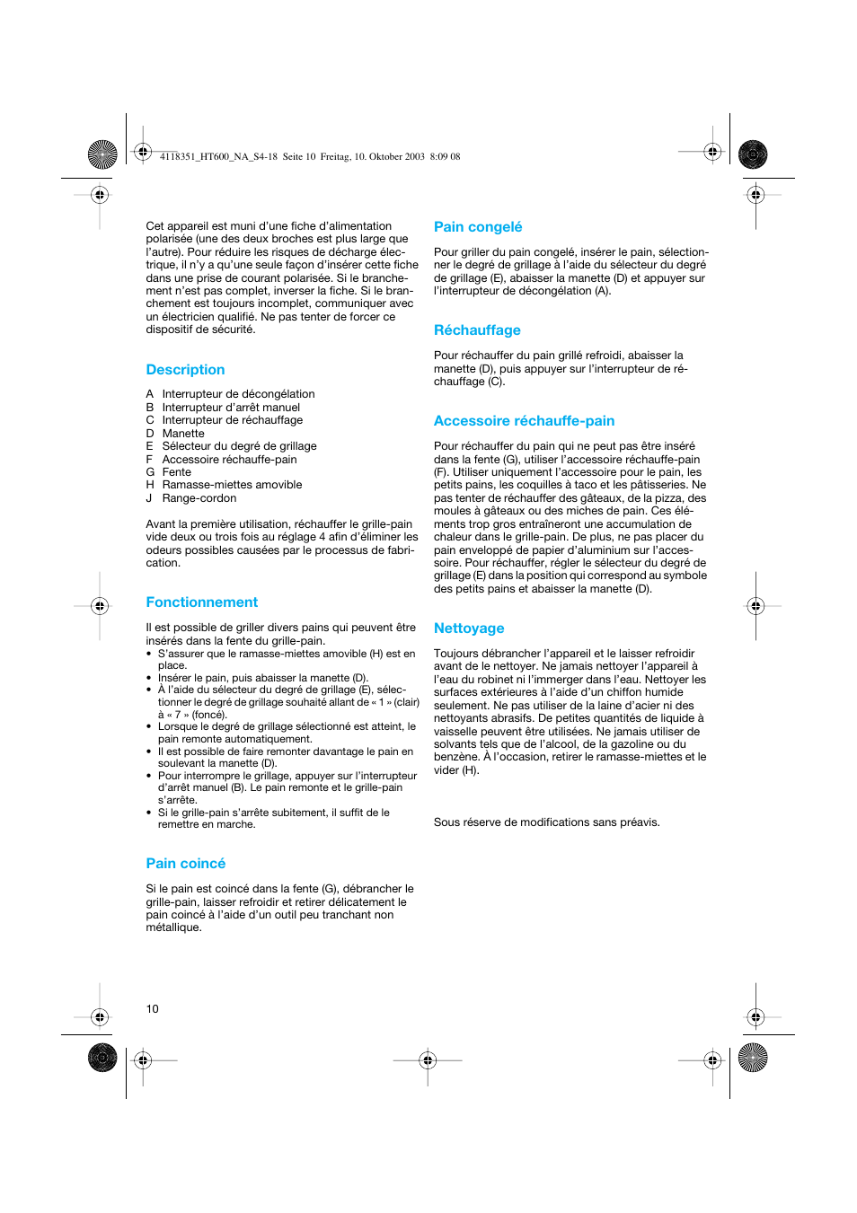 Braun 4118 User Manual | Page 10 / 18