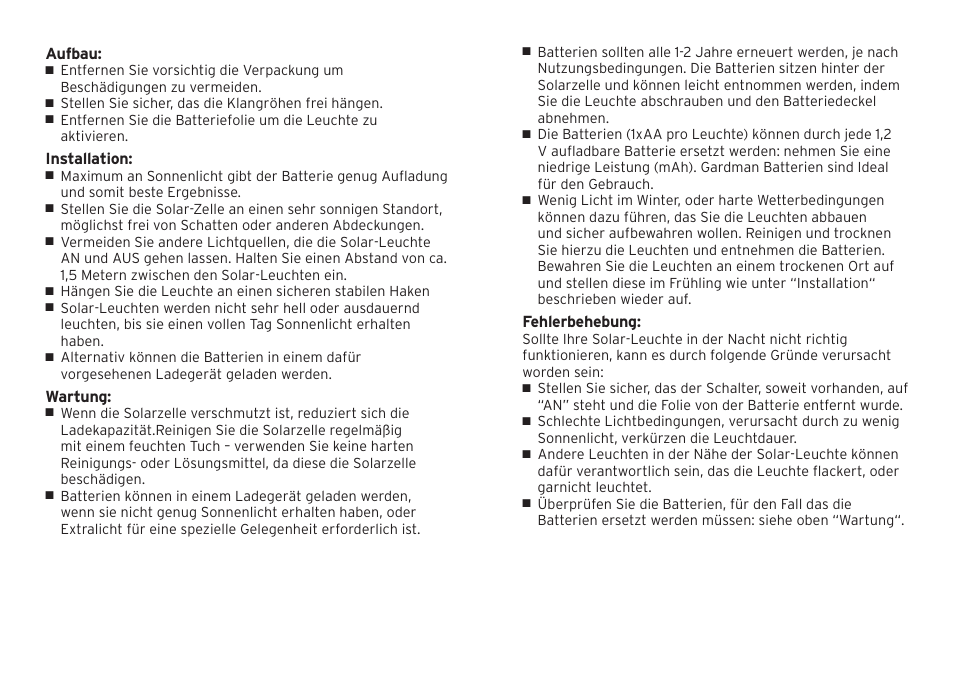 Gardman Colour Changing Windchime User Manual | Page 4 / 12