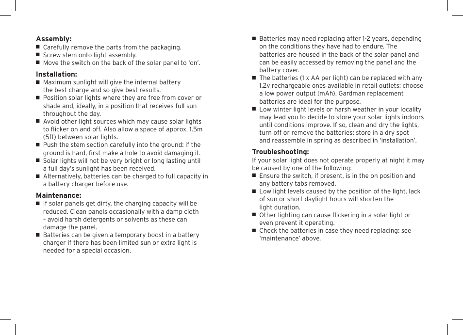 Gardman Large Border ball User Manual | Page 2 / 12